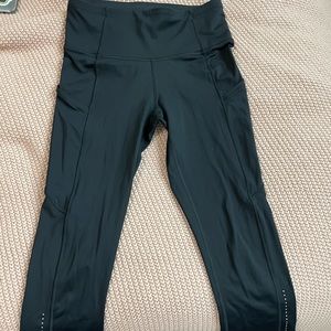 Lululemon Fast and Free Reflective High-Rise Crop 19”